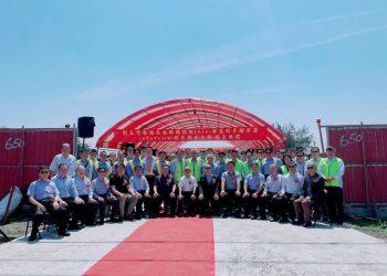 GE Vernova、東元電機股份有限公司（TECO）和台灣電力公司的代表出席彰化縣彰工升壓變電所和永興開閉所的動土儀式