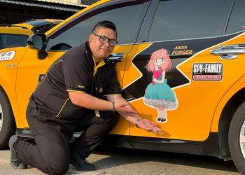 圖一_55688 安妮亞計程車超吸睛。（圖為計程車司機KOL_鍾文龍-小黃司機微大叔）