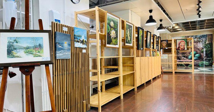 震後安定關懷義賣畫展