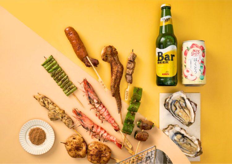 圖說:焦糖楓推出十二金釵套餐,共有豬五花、雞翅、草蝦、生蠔等十二份嚴選招牌食材,澎湃又超值。(飲酒過量有害健康,禁止酒駕)(資料來源:焦糖楓)