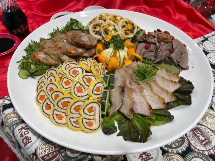 圖說：全國技能競賽中餐烹飪職類決賽，色香味俱全的參賽作品，展現台灣技職教育的高水準。（資料來源：勤億蛋品科技）