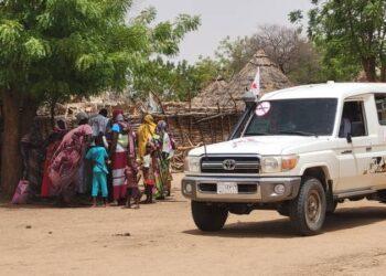 在遠離朱奈納的村莊裡，廢棄的醫療設施彰顯了無國界醫生使命的急迫性，缺乏醫療服務促使無國界醫生團隊進行探勘評估，以拓展醫療支援。攝於2024年5月15日©MSF