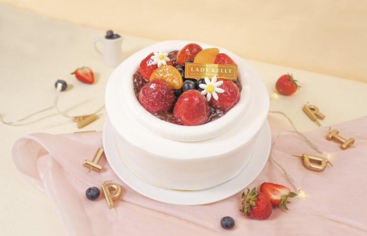 LADY KELLY綜合水果鮮奶油蛋糕