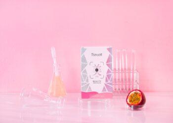 圖說：美妍姬水光飲添加百香果萃取，不僅無腥味，好喝不甜膩，輕鬆促進膠原蛋白的形成。（資料來源：魅后）