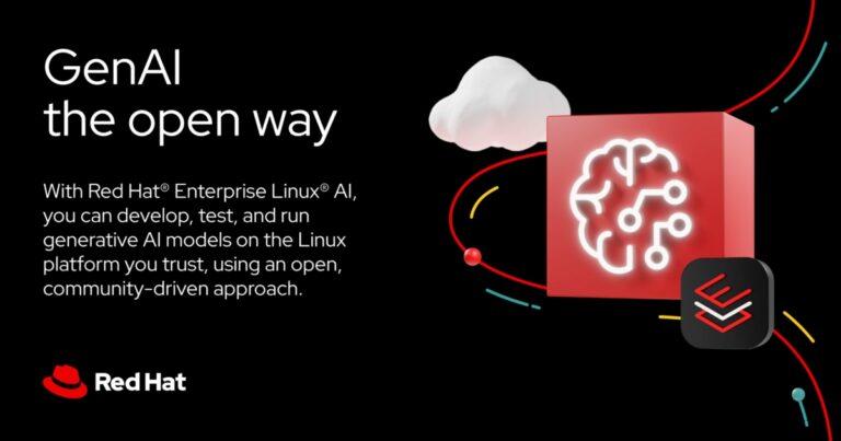 【新聞圖片】Red Hat Enterprise Linux AI 正式推出，賦能企業於生產環境中注入 AI 創新力量