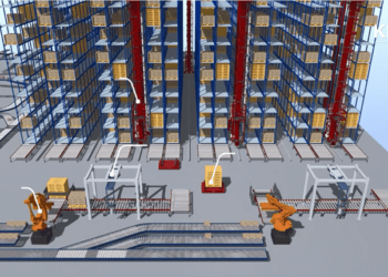 【新聞配圖一】廣運機械採用 Emulate3D 數位分身模擬軟體，以模擬與仿真技術實現最佳成本效益。