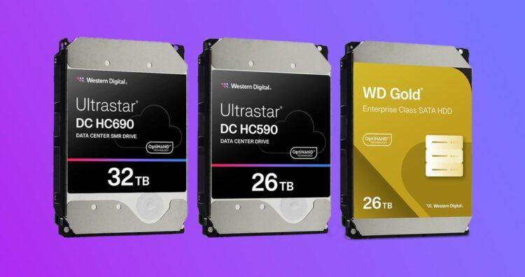 【新聞圖片 1】Western Digital 最新推出的 26TB CMR 和 32TB UltraSMR 硬碟採用多項創新技術,協助資料中心最大化儲存效率