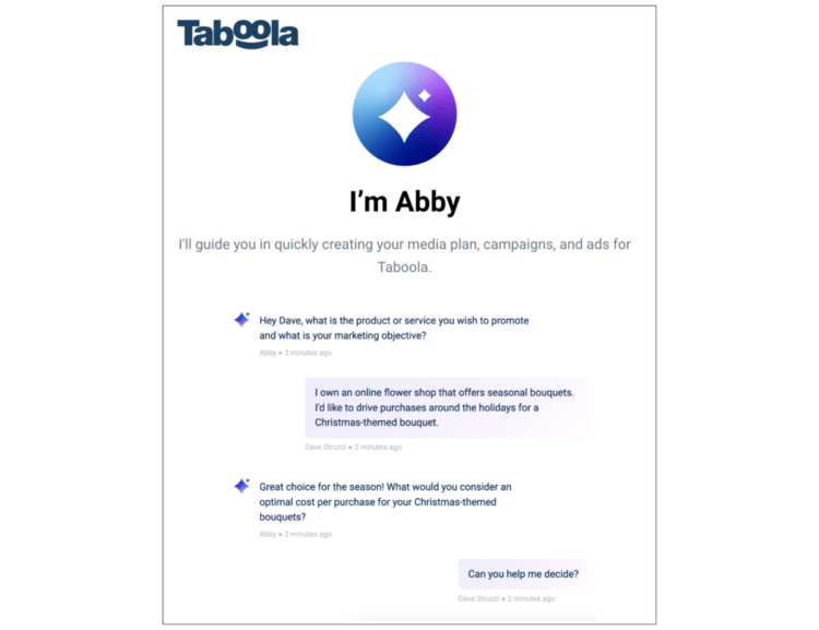 廣告 AI 助理 Abby