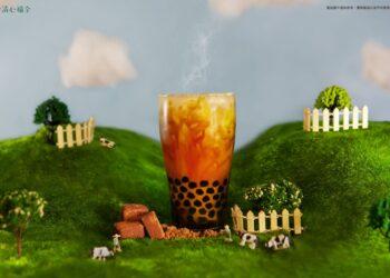 圖說：細細品嚐能感受到鮮奶中的古法黑糖，在口腔中留下香甜餘韻。（資料來源：清心福全）