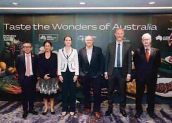澳洲駐台辦事處副代表與澳洲食品與葡萄酒聯盟代表