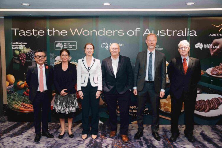 澳洲駐台辦事處副代表與澳洲食品與葡萄酒聯盟代表