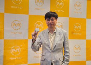 圖說：Maktar創辦人陳良信今年7月於日本東京舉辦新品Qubii Power發表會。（資料來源：Maktar）