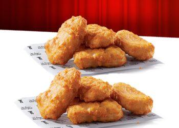 【新聞圖說一】肯德基雙11祭出消費者最愛的點心買一送一優惠！經典美味的4塊上校雞塊（優惠代碼：40457）$49兩份帶回家！