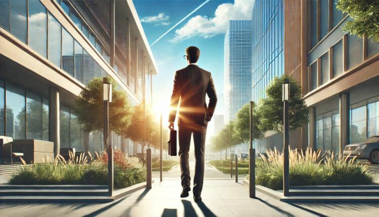 DALL·E 2024-12-27 17.39.27 - A professional and visually engaging scene that illustrates the concept of career transition and growth. The image shows a confident individual walkin (1)