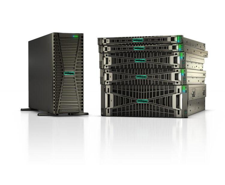 圖說：HPE ProLiant Gen12系列產品示意圖。