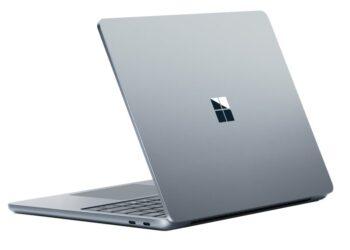 【新聞圖片一】全新 13 吋的 Surface Laptop 是微軟迄今最輕薄的筆電機型，專為便攜而設計，為效能而打造，並透過 AI 賦能全面升級。