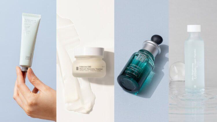 圖說:ERH通過IRB人體皮膚刺激性試驗產品,包括5P防護水感防曬乳-SPF50、富勒烯熬夜霜、絕對修護保濕精華油、藍銅胜肽美白機能水,皆安全無刺激。(資料來源:十藝生技)