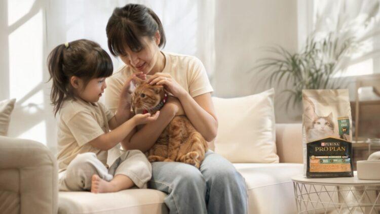 圖一:全球寵物食品銷售第一的雀巢普瑞納耗時超過十年,取得美國獨家的專利科技推出「冠能®舒敏系列」貓乾糧,透過簡單的日常飼餵,就能有效緩解人對貓的過敏問題。