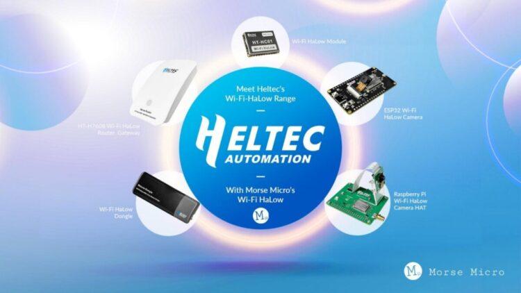 圖說:惠利特自動化的五款創新產品皆搭載摩爾斯微電子 MM6108 Wi-Fi HaLow系統單晶片。