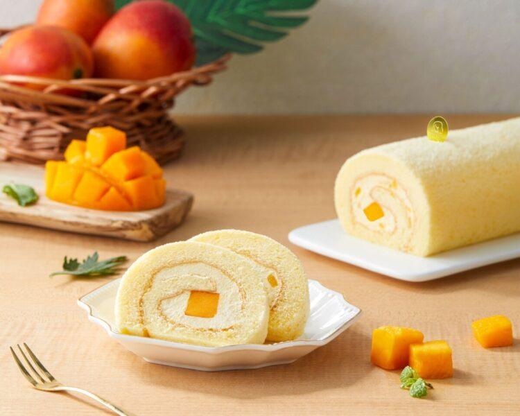 圖說:冰心芒果捲的芒果卡士達與綿密的黃金戚風完美結合,冰冷凍還能享有冰淇淋口感。(資料來源:LADY KELLY)