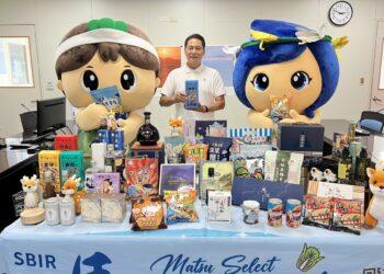 王忠銘縣長與吉祥物馬弟祖妹-連江縣政府產業發展處提供