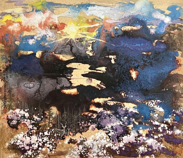 陳菊美水墨作品