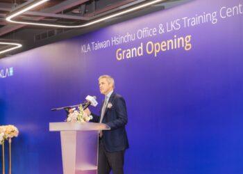 圖一：KLA總裁暨執行長Rick Wallace今日（14）於台灣總部新辦公室暨全球最大LKS訓練中心啟用典禮致詞。_