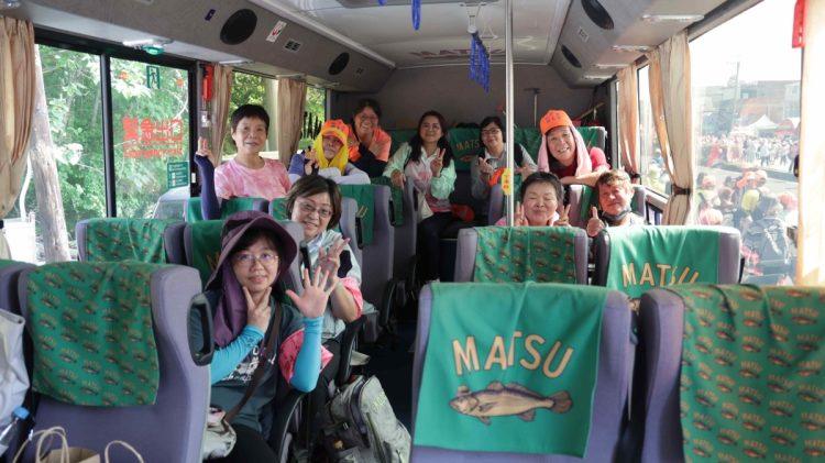 黃魚公車身受白沙屯媽祖信眾喜愛 。圖/連江縣政府提供