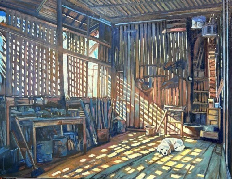 歐麗珠 / 歲月灑落的晨光 / 2026 / 油彩畫布 116.5 x 91cm